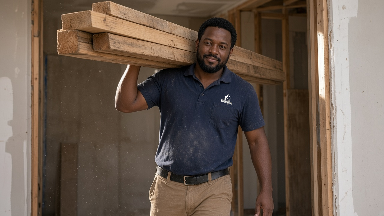 Carrying lumber